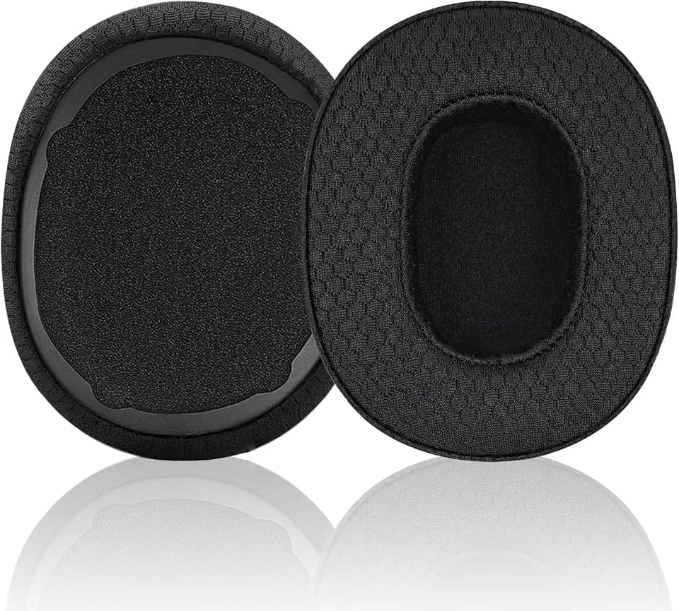 Replacement Ear Pads for Skullcandy Crusher Wireless/Evo/ANC Hesh 3/EVO/ANC, Headphones Ear Cushions, Headset Earpads, Ear Cups Cover (Matte Black)