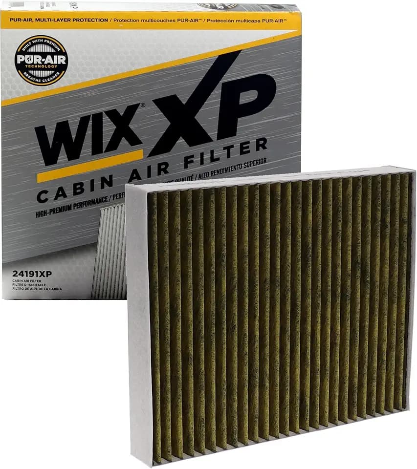 WIX 24191XP WIX XP Cabin Air Filter Replacement, Triple-Layer Protection with Activated Carbon & Advanced Airflow Media Compatible With Cadillac, Buick, Chev (10-19)