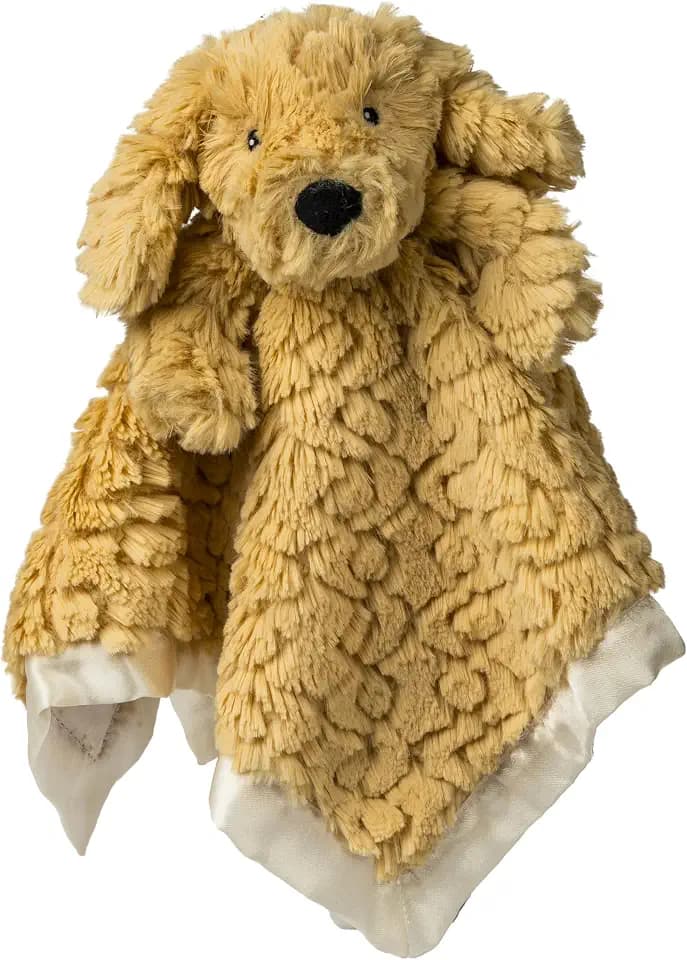 Mary Meyer Lovey Putty Nursery Baby & Toddler Stuffed Animal Security Blanket Soft Snuggle Toy, 13 x 13-Inches, Golden Puppy