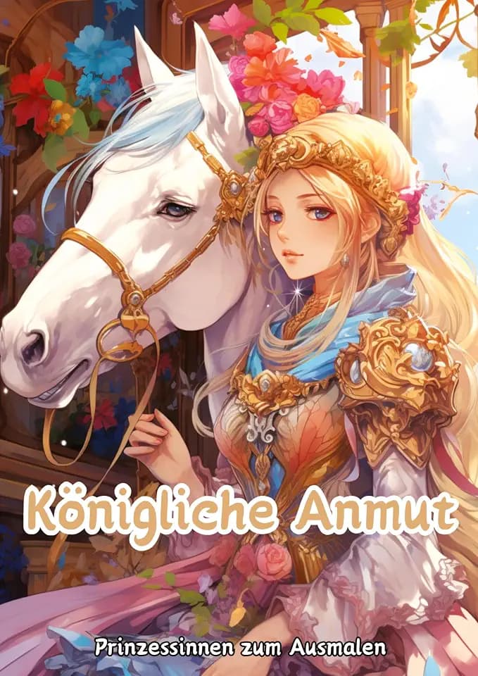 Königliche Anmut: Prinzessinnen zum Ausmalen
