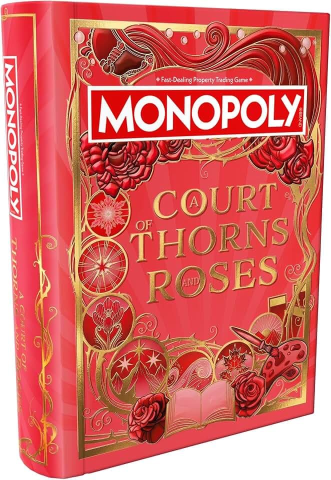 Monopoly: A Court of Thorns and Roses Edition Board Game for Adults | Officially Licensed | Inspired by Bestselling Series | Ages 17+ | 2-6 Players