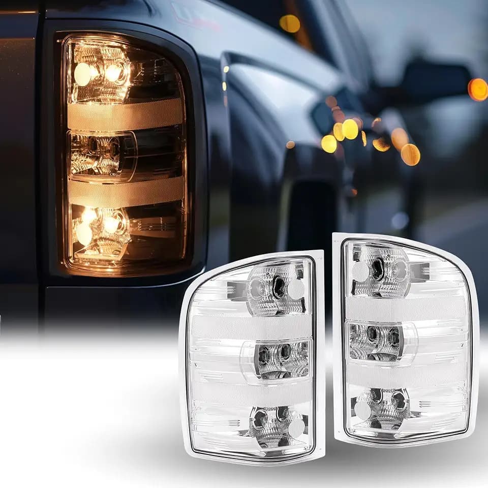 HECASA Tail Light Compatible with 2007-2013 Chevy Chevrolet Silverado