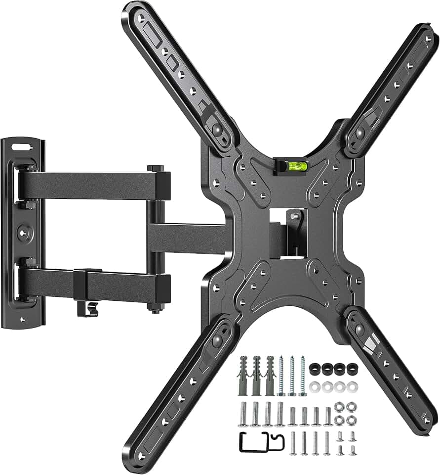 Full Motion Corner TV Wall Mount for 26-55 Inch TVs