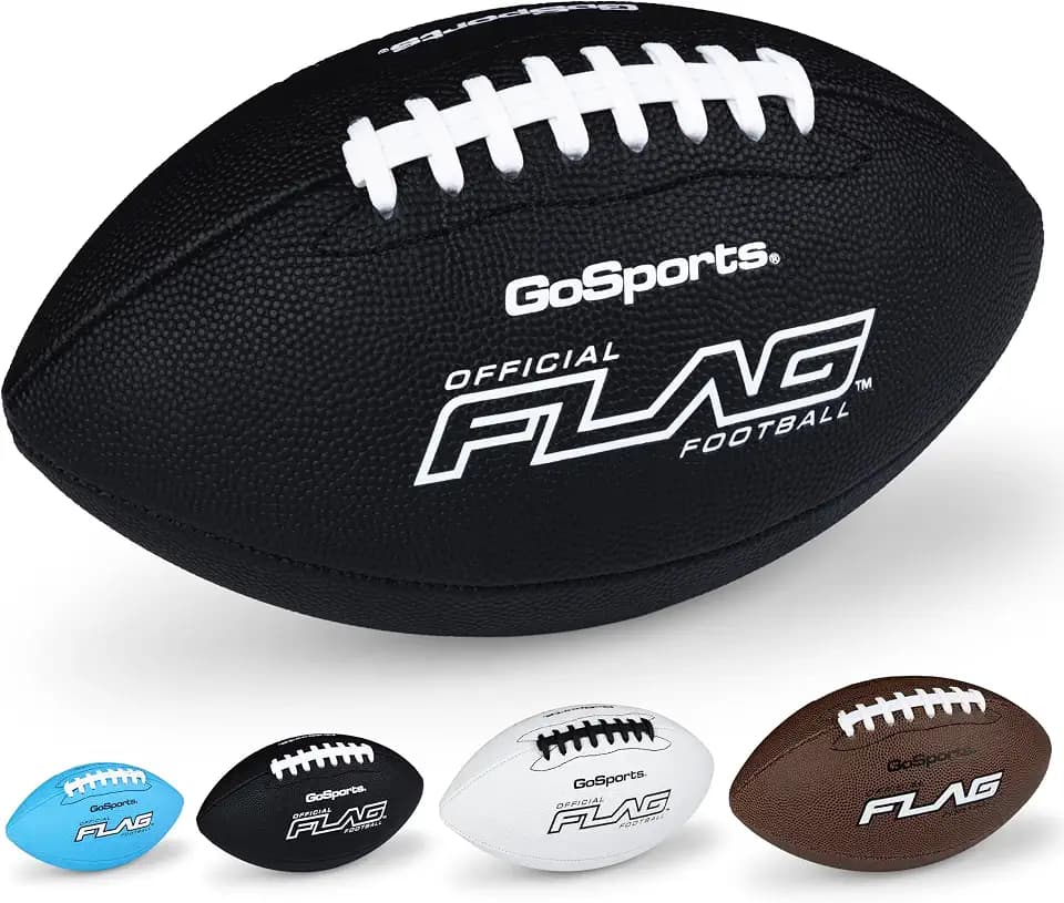 GoSports Flag Footballs - Mini, Pee Wee, Junior & Youth Sizes