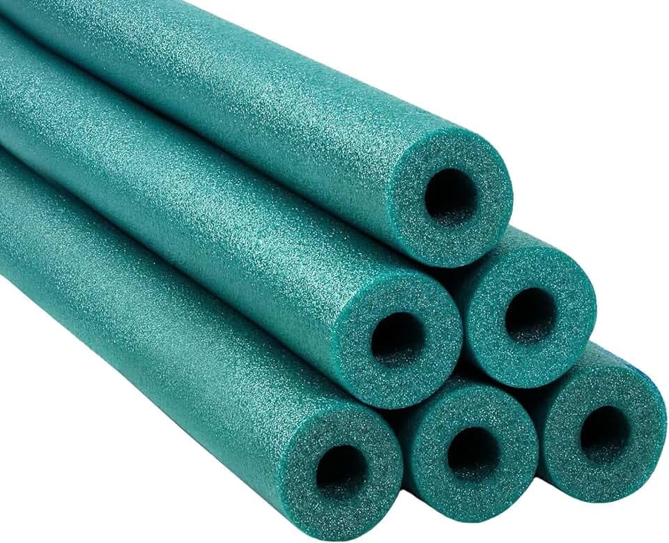 Chochkees Pool Noodles 52" x 2.5" Inch Swimming Hollow Core Foam Tube, Floating Thick Noodles for Floating, Pool Accessories