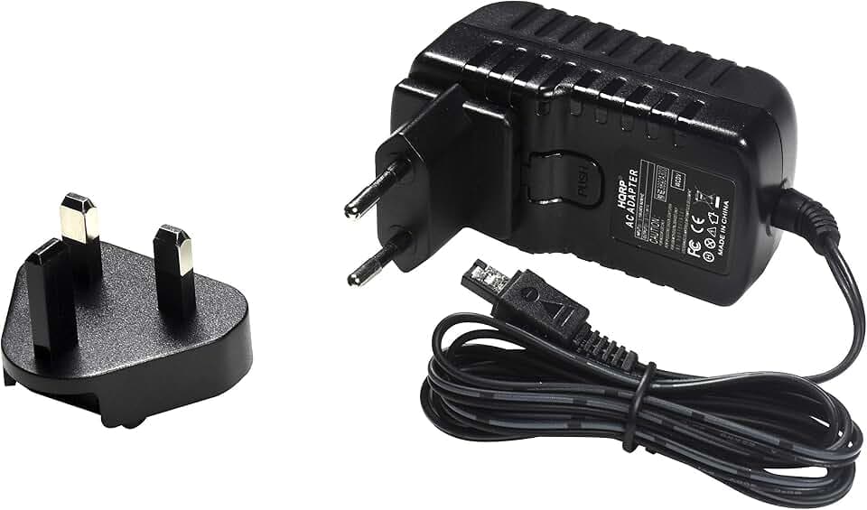 HQRP AC Netzadapter Ladegerät kompatibel mit JVC Everio GZ-MG130, GZ-MG155, GZ-MG255 Camcorder