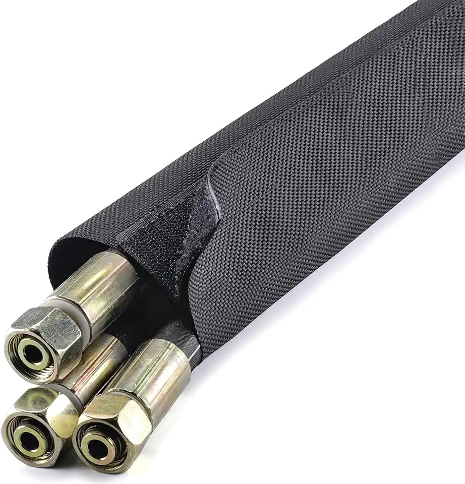 Electriduct 4" Hook and Loop Side Entry Hose and Cable Sleeve - 5 Feet