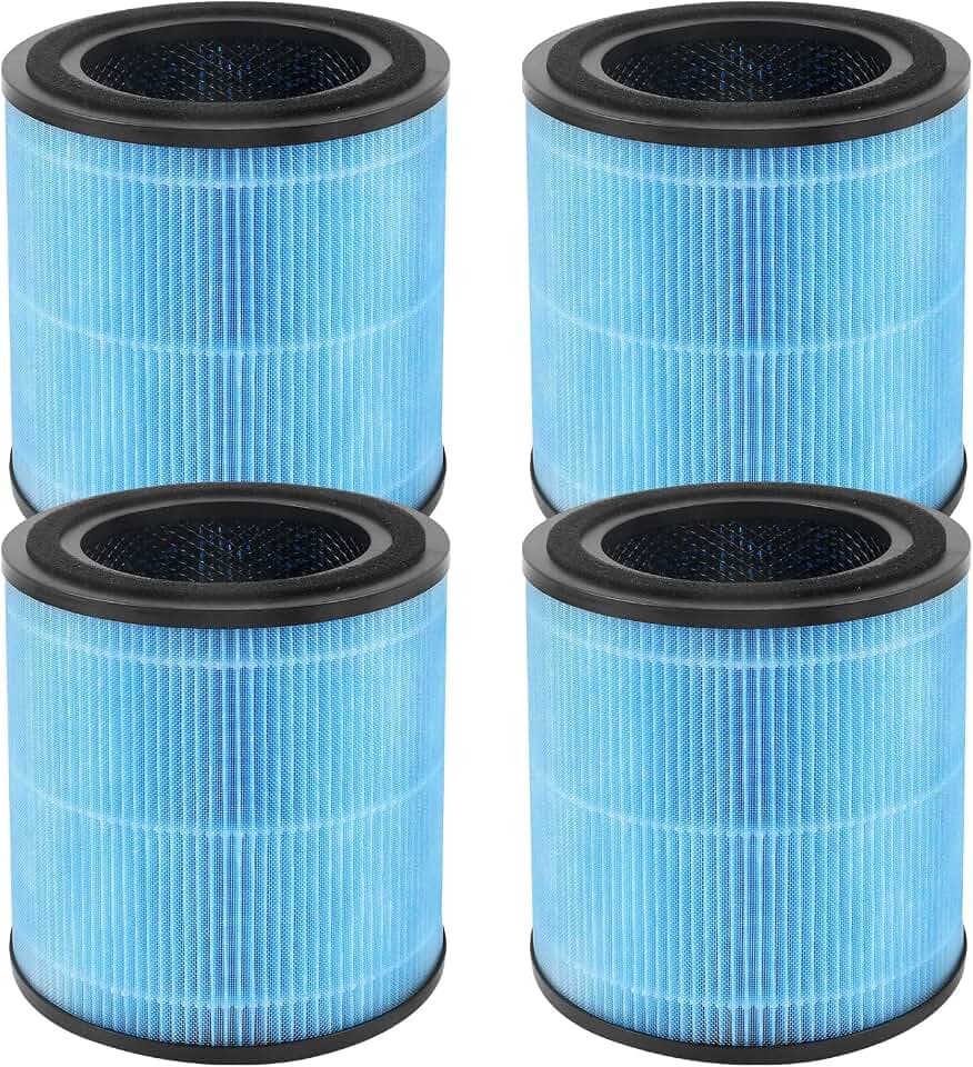 Ersatzfilter Kompatibel mit AIRTOK AP0601 Luftreiniger,4PC H13 HEPA Filter