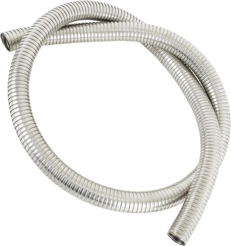 Universal T304 stainless steel Exhaust Flex Pipe Flex Tube-72" 6 Feet Length 1.25" ID