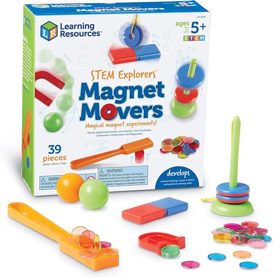 Learning Resources LER9295 Magnet Movers-STEM Explorers