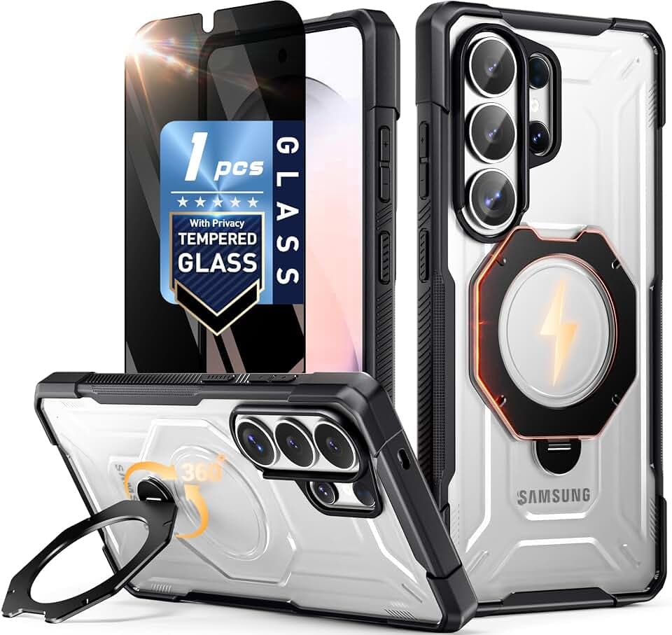 Poetic Galaxy S26 Ultra Case, Black/Clear