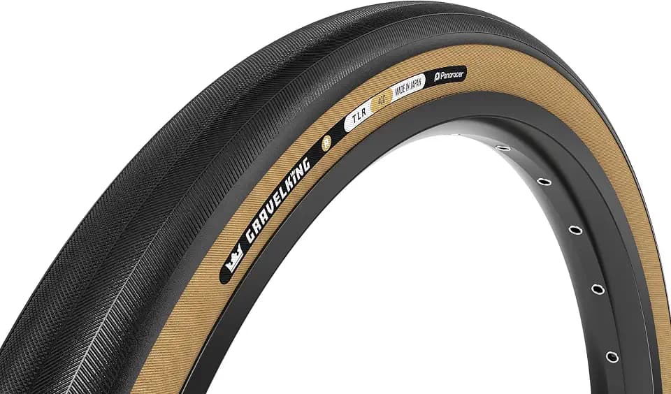 Panaracer Gravelking Slick R-Line TLR Tubeless Ready Faltreifen - ZSG Gravel Compound Pannensicher - Beadlock-Technologie - 120Tpi TuffTex-R Gehäuse - Gravel Fahrradreifen