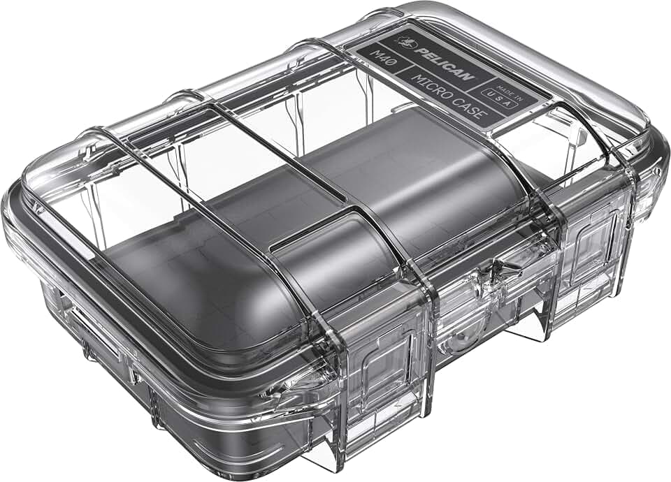 Pelican M40 Micro Case (Black/Clear)