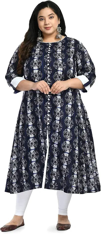AnjuShree Choice Women Plus size Kurti for women | ORDER 1 SIZE BIGGER