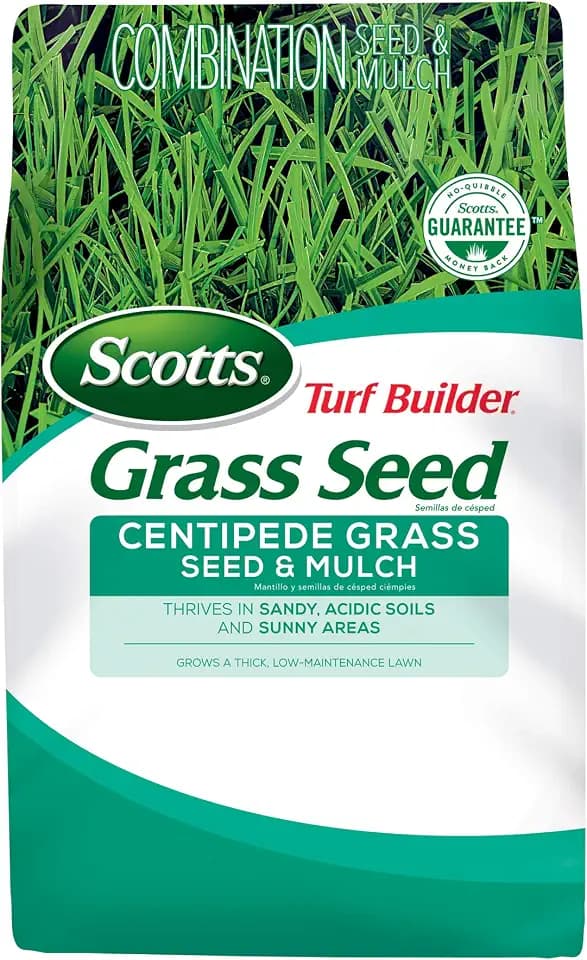 Scotts Turf Builder Grass Seed Centipede Grass Seed & Mulch, 5 lbs.