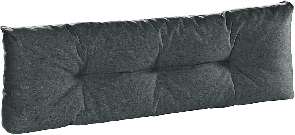 Traumnacht Outdoor Palettenauflage Rückenpolster, Palettenkissen für Palettenmöbel & Palettensofa, bequemes Gartenpolster, anthrazit