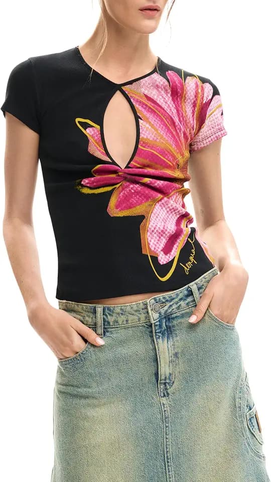 Desigual Damen Dublin T-Shirt (1er Pack)