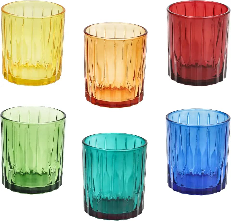 Tognana Lounge, Set aus 6 Gläsern 320 cc, Glas, mehrfarbig