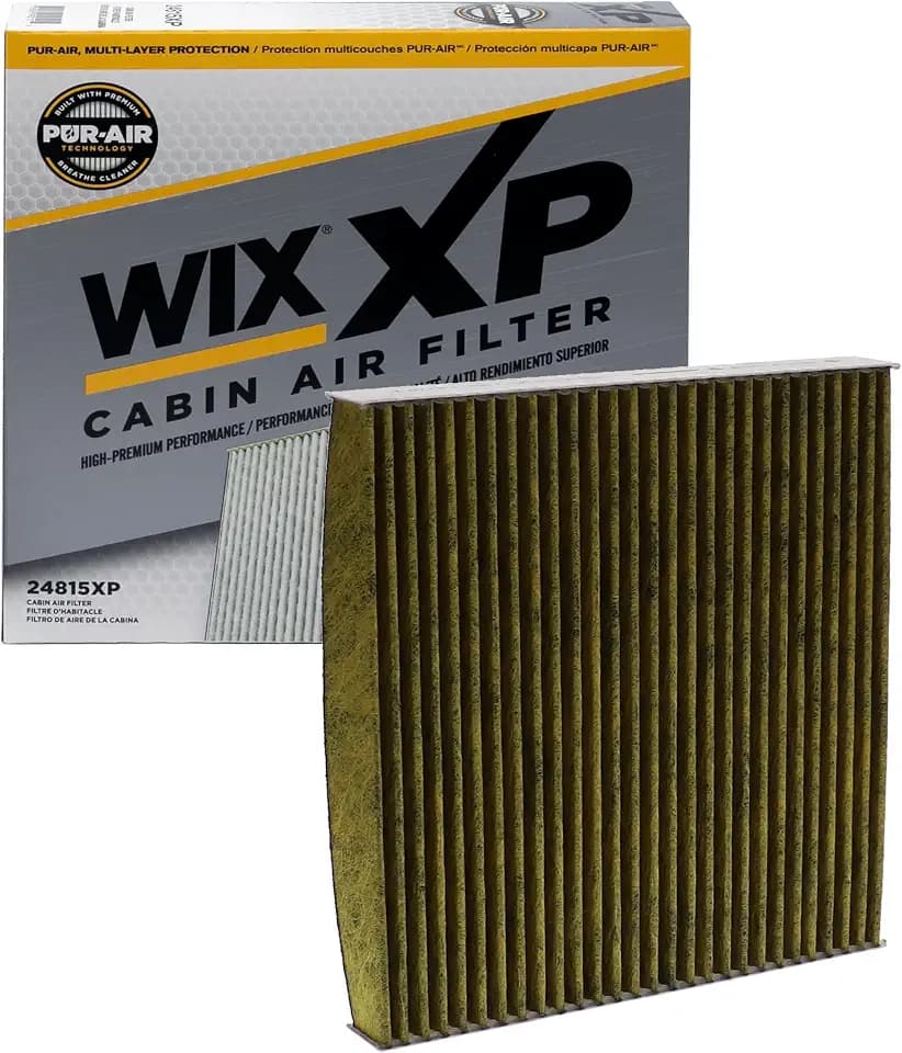 WIX 24815XP WIX XP Cabin Air Filter Replacement, Triple-Layer Protection with Activated Carbon & Advanced Airflow Media Compatible With Various Honda Acura (03-19)