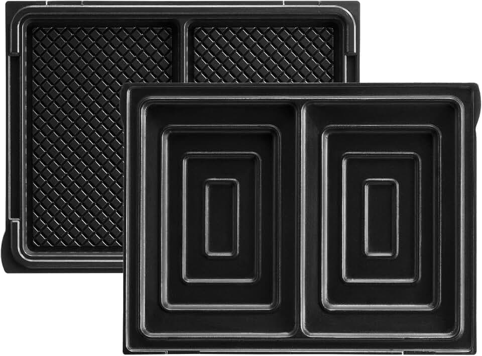 LAGRANGE 020122 Waffeleisen-Set, Aluminium, 150 x 100 mm 150 x 100 mm
