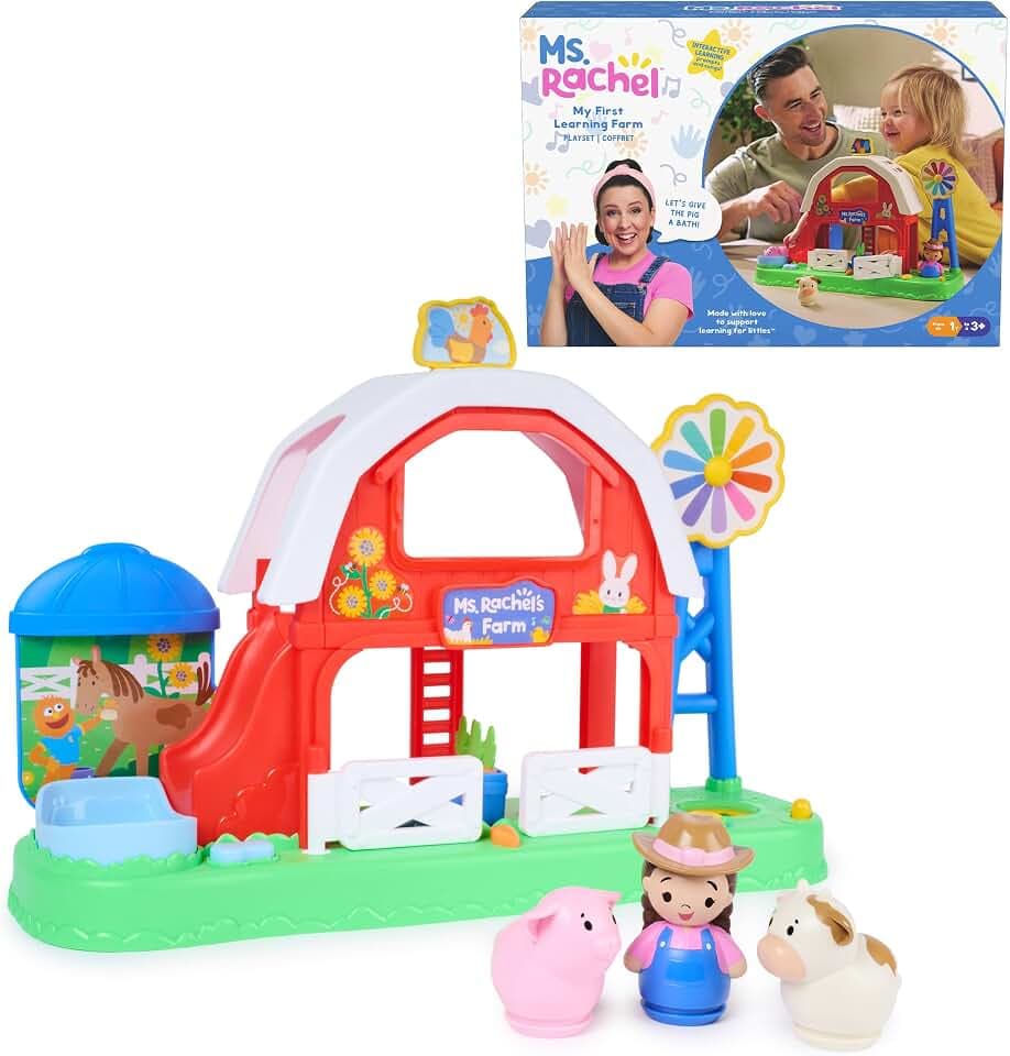 Ms. Rachel My First Learning Farm with Songs, Phrases & Animal Figures