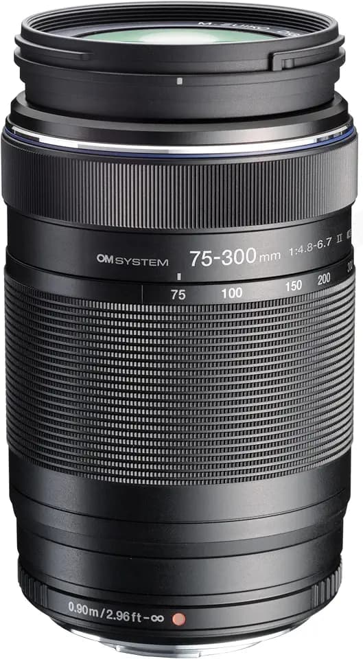 OM SYSTEM Olympus M.Zuiko Digital 75-300mm F4.8-6.7 for Micro Four Thirds System Camera, Compact Powerful Zoom Lens, Outdoor