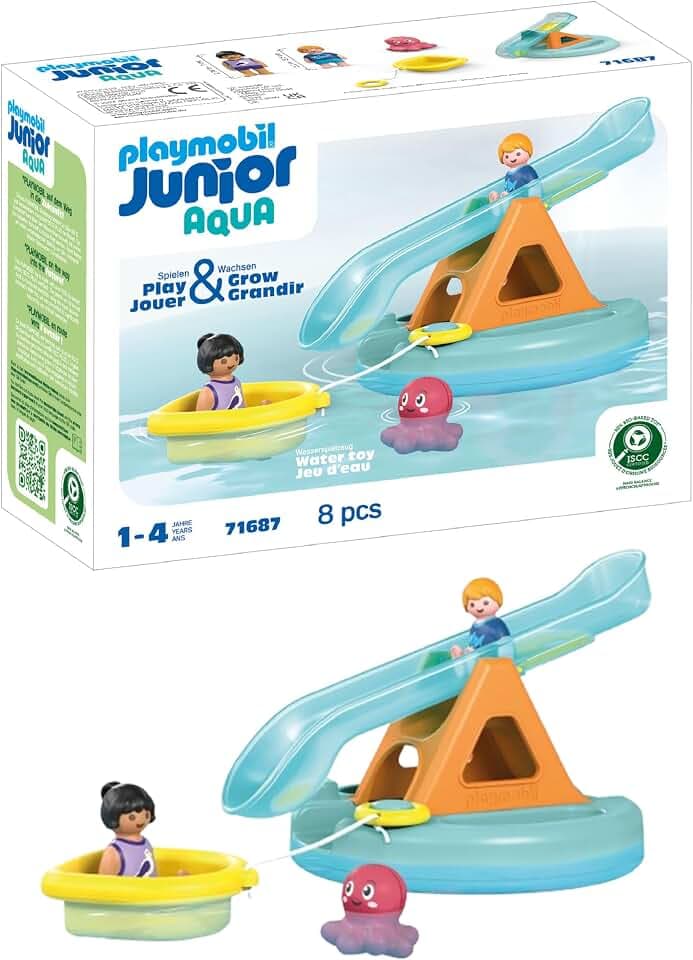 Playmobil Junior Aqua: Water Seesaw with Boat