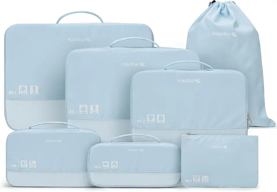 Hanke Expandable 7‑Piece Luggage Set