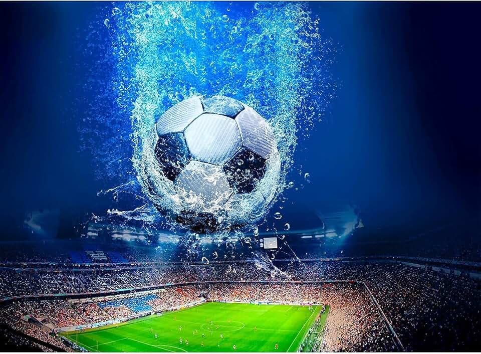 Puzzle 500 Teile Fantasy-Fußballstadion Klassische Puzzle 3D Puzzle DIY Kit Holzspielzeug Einzigartiges Geschenk Wohnkultur Geeignet für Alter 14 und älter