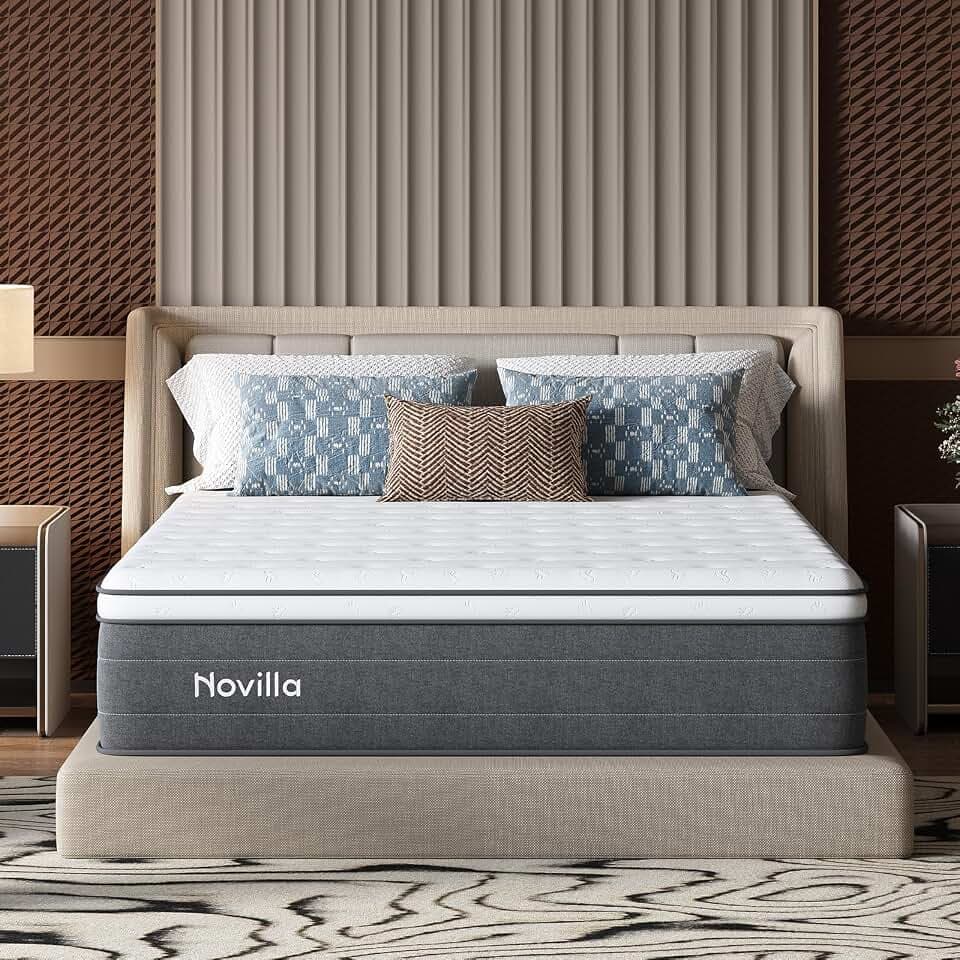 Novilla 7-Zonen Matratze 180x200 cm H3 höhe 25 cm Taschenfederkernmatratze