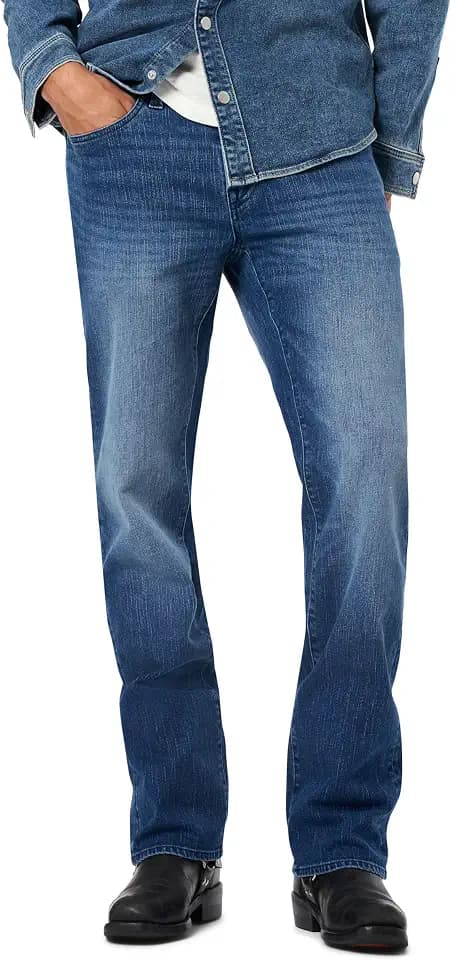 Buffalo David Bitton Mens Relaxed Straight Leg Driven Jean with Stretch Fabric