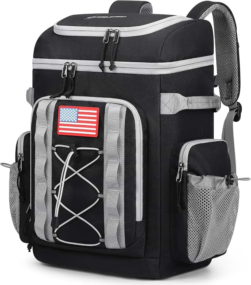 Maelstrom 35/50 Can Insulated Backpack Cooler, Leakproof Soft Lunch Ice Bag