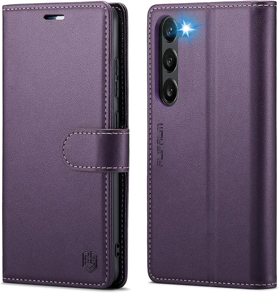 FLIPALM Wallet Case for Samsung Galaxy S23 Plus/S23+, Purple