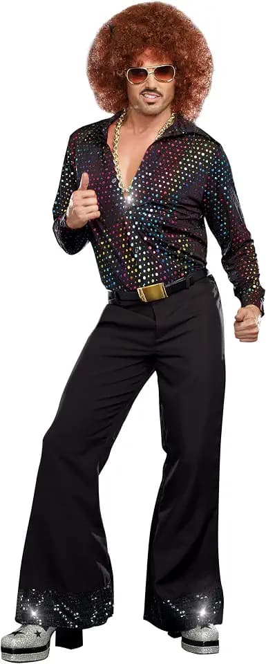 Dreamgirl Men's Adult Fashion Disco Dude Costume