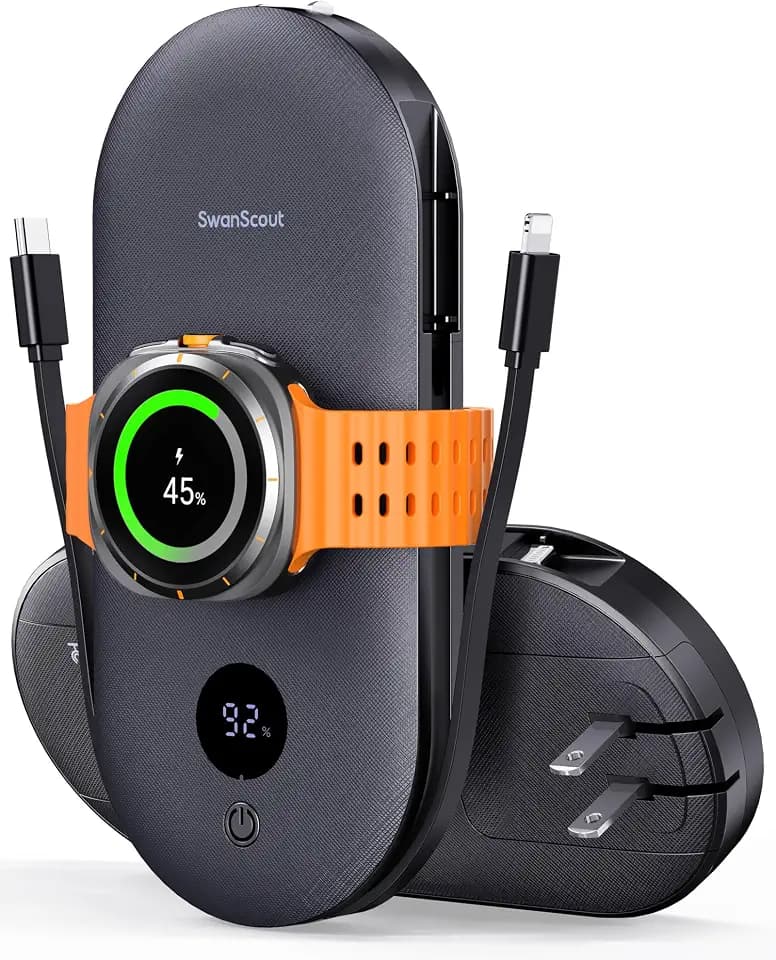 Portable Charger for Samsung Watch 8/Ultra/7/6/5 (Not for Watch 9/Ultra 2)
