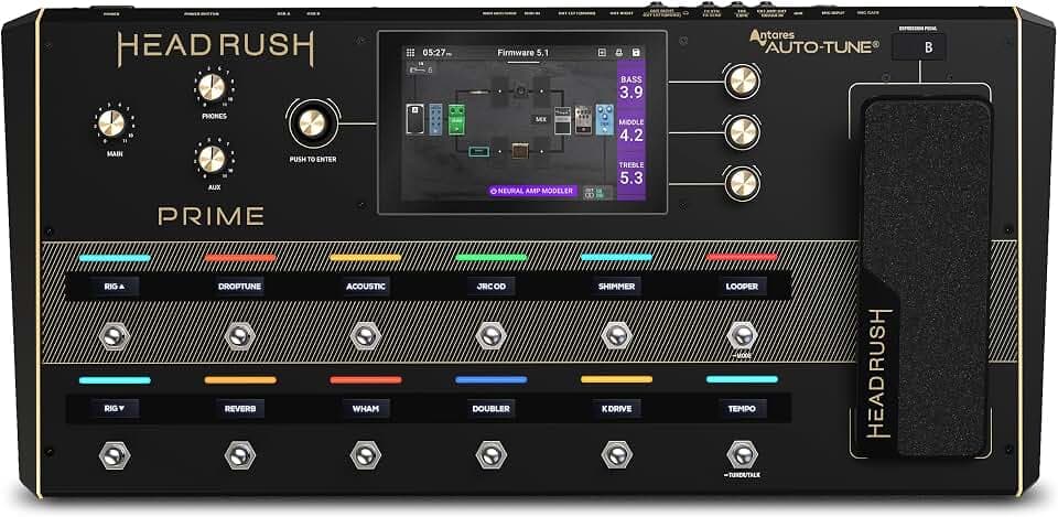 HeadRush Prime Gitarren- und Vocal-Multieffektpedal