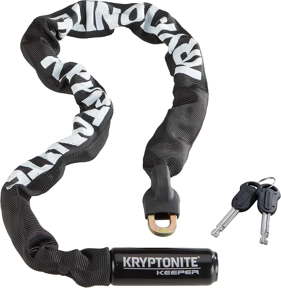 Kryptonite Keeper 785 Bike Chain Lock, 2.8 ft Heavy Duty Anti-Theft Lock