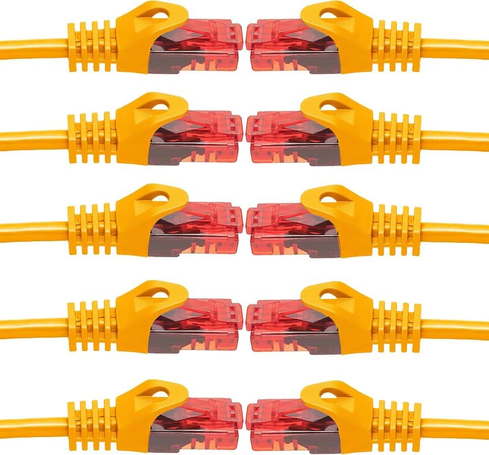 BIGtec LAN Kabel 3m Netzwerkkabel Patchkabel orange RJ45 >> 10 Stück <<