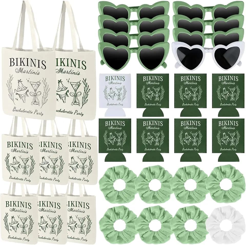 32 Pcs Bikinis and Martinis Bachelorette Favors