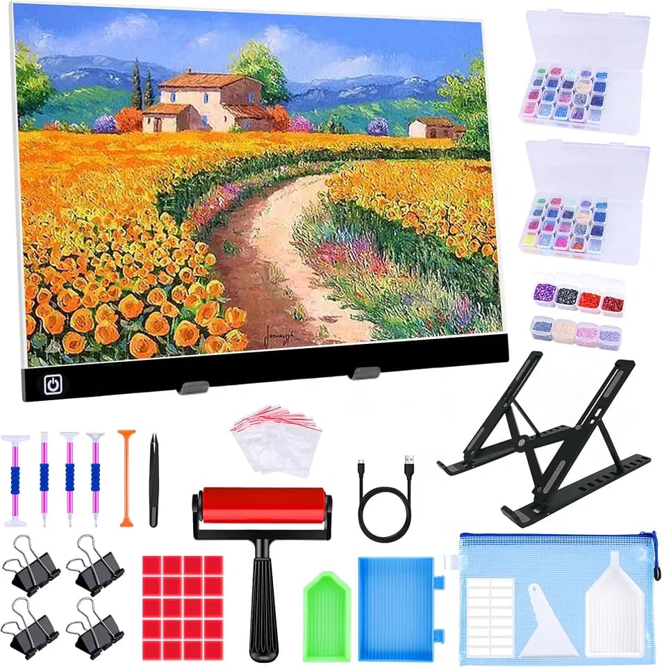 Ratukall A3 LED Light Pad for Diamond Painting, USB Powered Light Board Kit