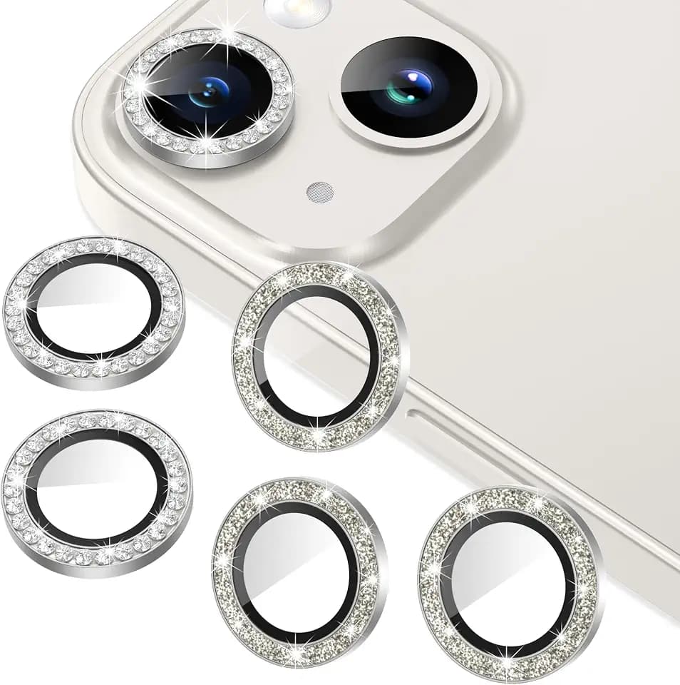 AGVEE 3+3 6 Pack for iPhone 14/14 Plus Camera Lens Protector Cover