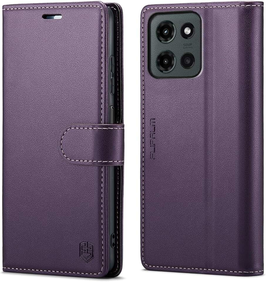 FLIPALM Wallet Case for Moto G 5G 2026, Card Holder, Purple