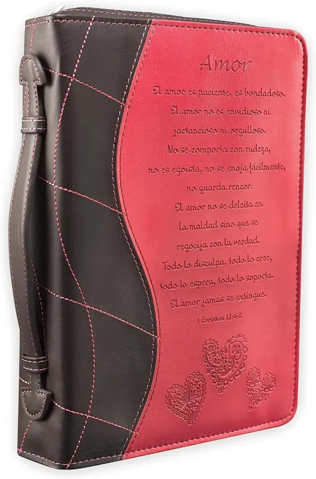 Christian Art Gifts Funda para Biblia de Piel Sintética para Mujer: Amor
