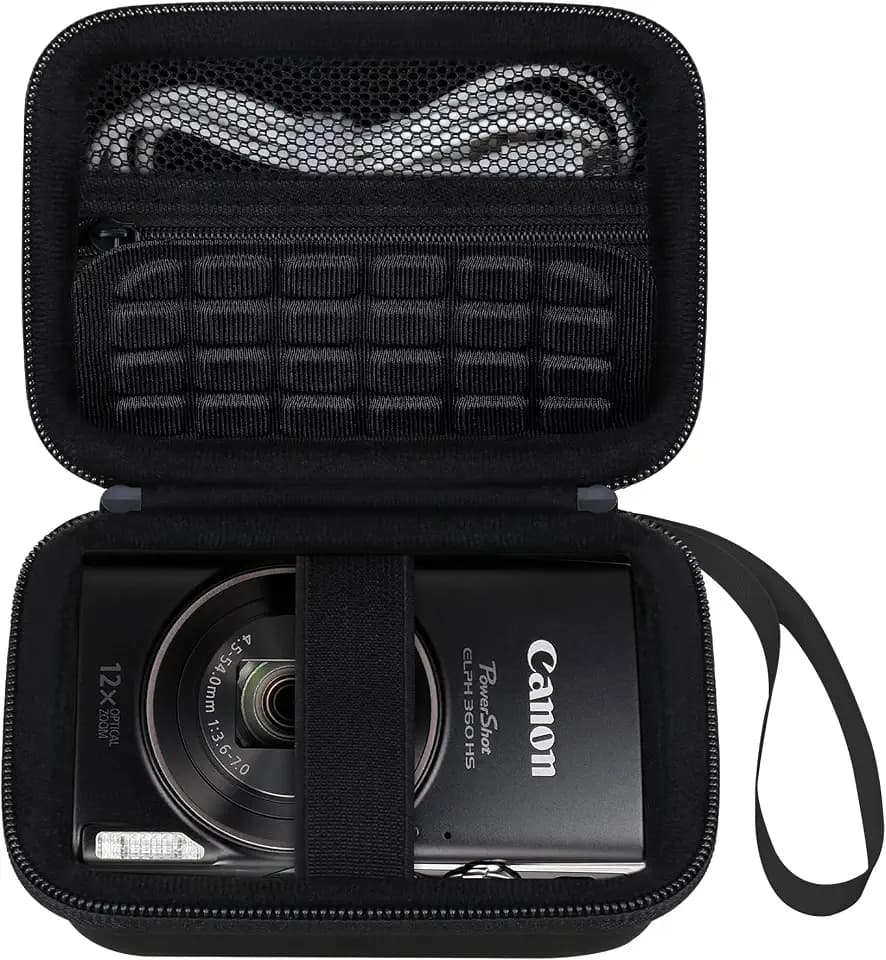 Elonbo Camera Case for Canon PowerShot ELPH 360 HS A/ 360 HS/ 360/ IXY 650