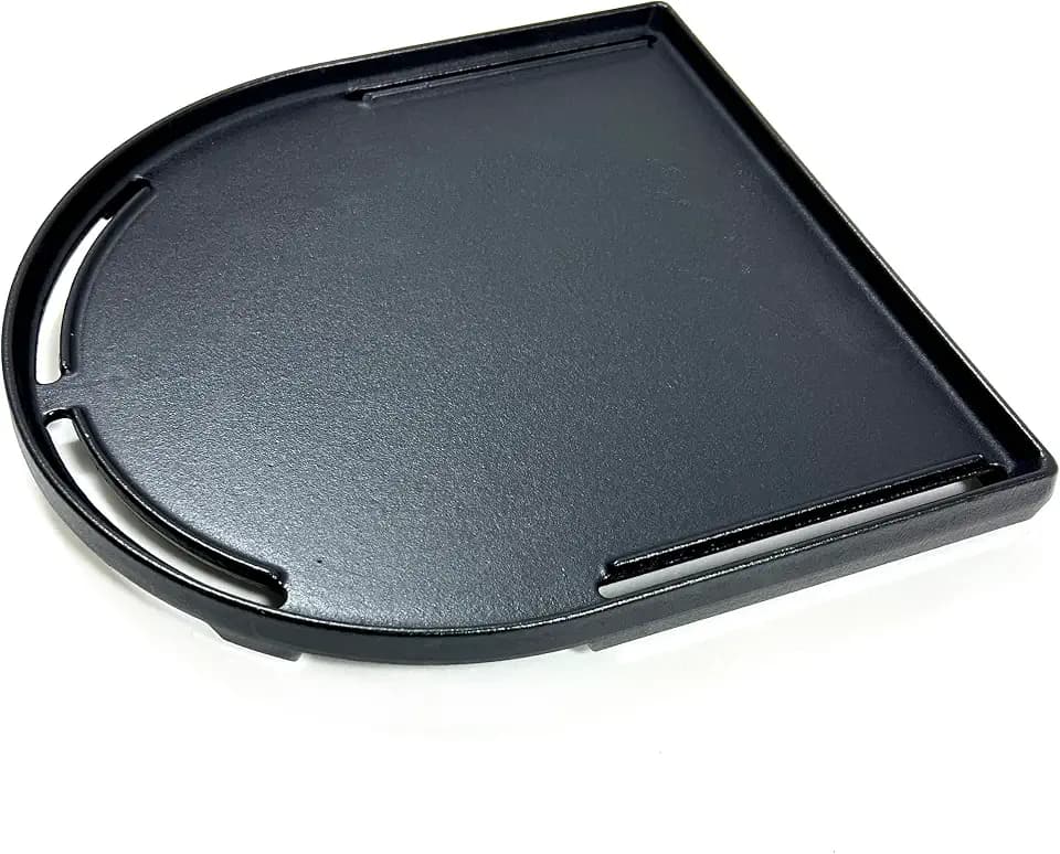DC125 Cast Iron Half Grill Griddle Replacement for Coleman Roadtrip Swaptop Grills LX LXE LXX, Non-Stick Flat Grill Cooking Griddle Pan Accessories, 1 Pack