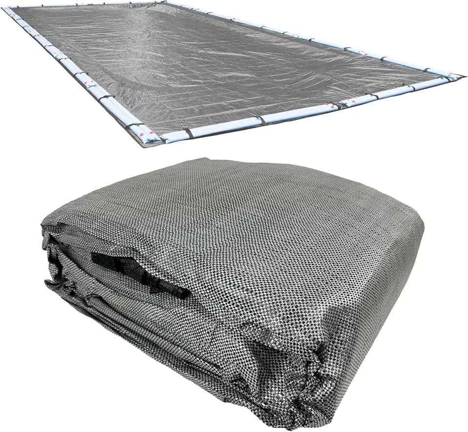 Pool Mate 18 x 40 ft Classic Mesh Winter Pool Cover for Inground Pools