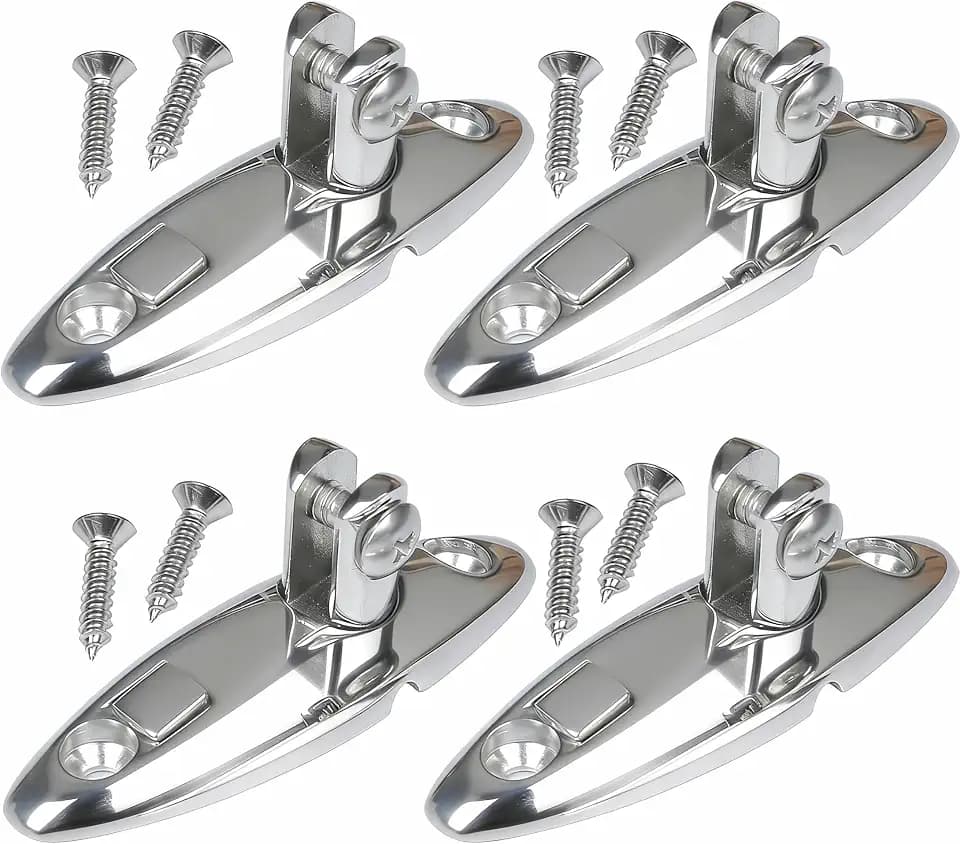MX Swivel Deck Hinge Quick Release fot Boat Bimini,316 Stainless Steel Marine Grade