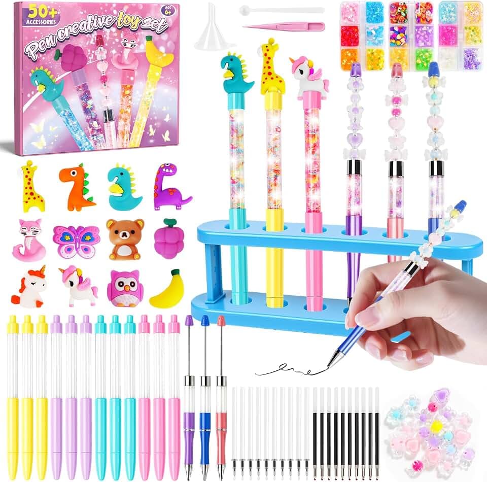 Stifte Selber Machen Set Kinder - DIY Stifte Maker mit über 50 Accessoires