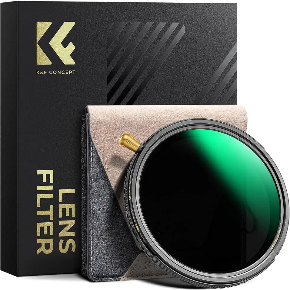 K&F CONCEPT 67mm Variabler ND2-ND32 & Polfilter & Black Mist 1/4 Filter