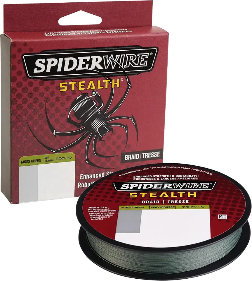 Spiderwire Stealth Braid, moosgrün, 50 g